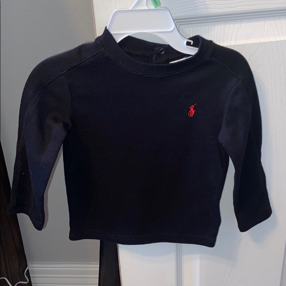 Ralph Lauren Black Long Sleeve Thermal